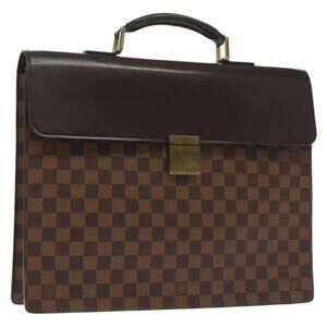 LOUIS VUITTON Damier Ebene Altona PM Briefcase N53315 LV Auth 134095